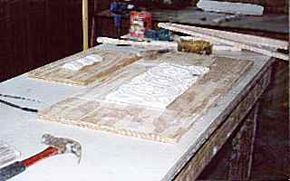 The making of a hide skin mold
